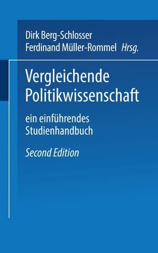 Vergleichende Politikwissenschaft Ein einführendes Studienhandbuch