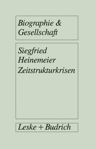 Zeitstrukturkrisen Biographische Interviews mit Arbeitslosen