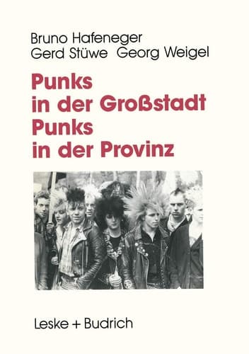 Punks in der Großstadt — Punks in der Provinz Projektberichte aus der Jugendarbeit