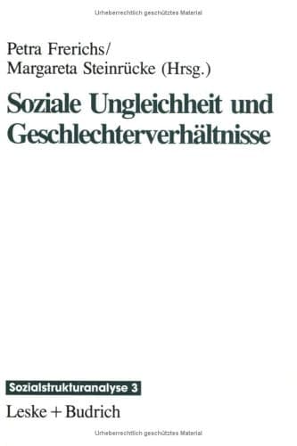 Soziale Ungleichheit und GeschlechterverhÇÏltnisse