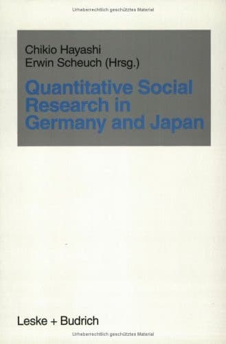 Quantitative Social Research in Germany and Japan (German Edition)