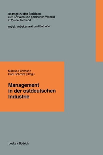 Management in der ostdeutschen Industrie