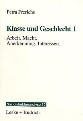 Klasse und Geschlecht 1: Arbeit. Macht. Anerkennung. Interessen (Sozialstrukturanalyse, 10) (German Edition)