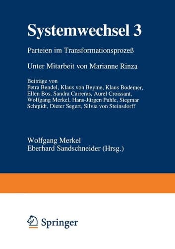 Systemwechsel 3 Parteien im Transformationsprozeß