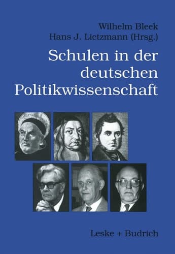 Schulen der deutschen Politikwissenschaft (German Edition)