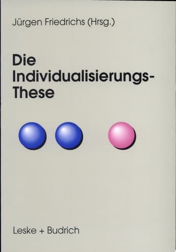 Die Individualisierungs-These