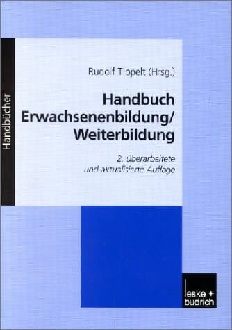 Handbuch Erwachsenenbildung, Weiterbildung