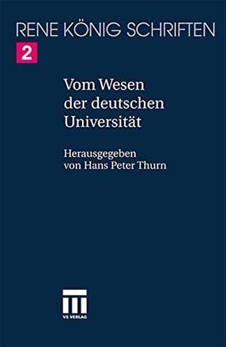 Vom Wesen der deutschen Universität
