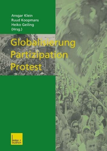 Globalisierung ― Partizipation ― Protest (German Edition)