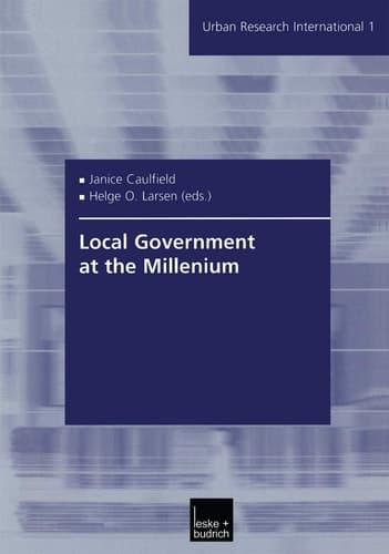 Local Government at the Millenium (Urban and Regional Research International)