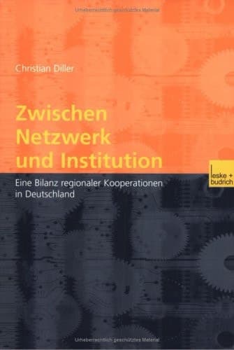 Zwischen Netzwerk und Institution: Eine Bilanz regionaler Kooperationen in Deutschland (German Edition)
