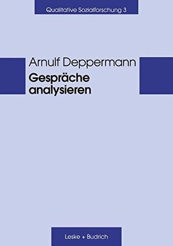 Gespräche analysieren Eine Einführung