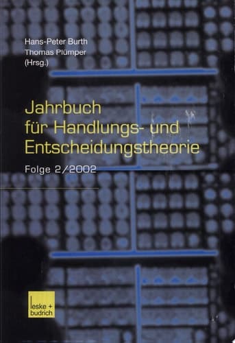 Jahrbuch für Handlungs- und Entscheidungstheorie