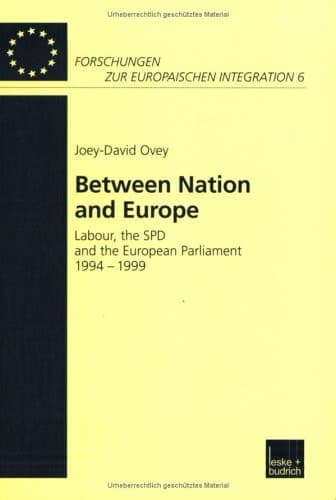 Between Nation and Europe: Labour, the SPD and the European Parliament 1994–1999 (Forschungen zur Europäischen Integration, 6)