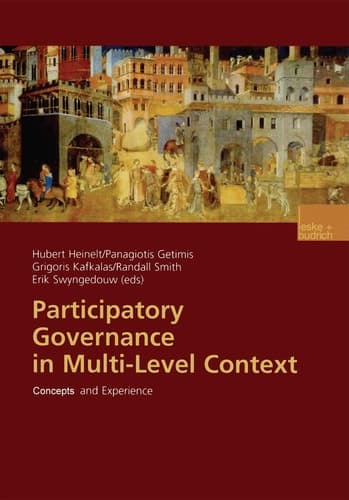 Participatory Governance in Multi-Level Context: Concepts and Experience