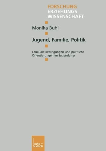Jugend, Familie, Politik Familiale Bedingungen und politische Orientierungen im Jugendalter