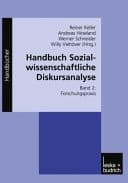 Handbuch sozialwissenschaftliche Diskursanalyse Forschungspraxis