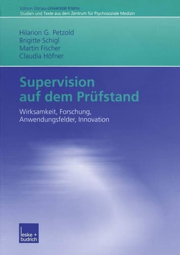 Supervision auf dem Prüfstand Wirksamkeit, Forschung, Anwendungsfelder, Innovation