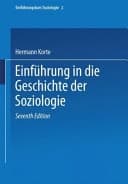 Einführung in die Geschichte der Soziologie