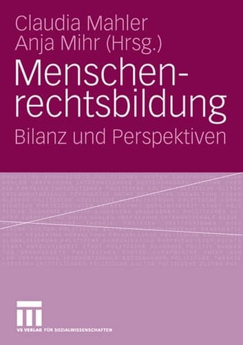 Menschenrechtsbildung Bilanz und Perspektiven