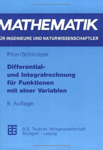 Differential- und Integralrechnung für Funktionen mit einer Variablen