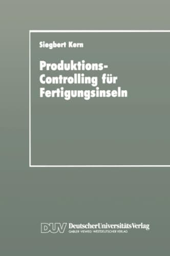 Produktions-Controlling für Fertigungsinseln
