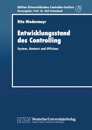 Entwicklungsstand des Controlling System, Kontext und Effizienz