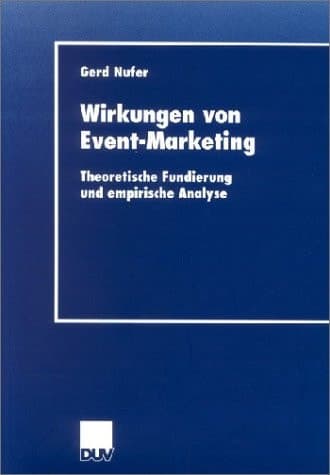 Wirkungen von Event-Marketing theoretische Fundierung und empirische Analyse