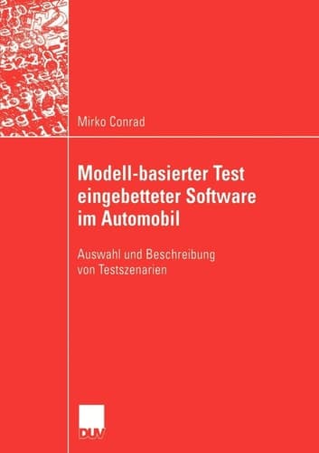 Modell-basierter Test eingebetteter Software im Automobil Auswahl und Beschreibung von Testszenarien