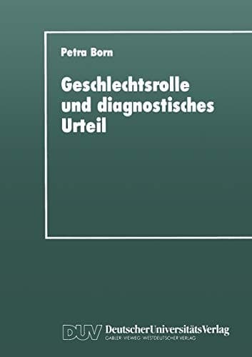 Geschlechtsrolle und diagnostisches Urteil