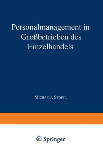 Personalmanagement in Großbetrieben des Einzelhandels