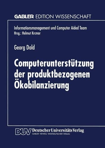 Computerunterstützung der produktbezogenen Ökobilanzierung