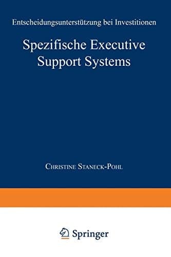 Spezifische Executive Support Systems Entscheidungsunterstützung bei Investitionen