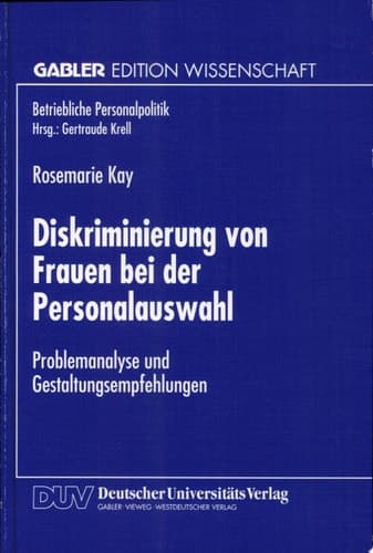 Diskriminierung von Frauen bei der Personalauswahl