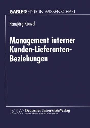 Management interner Kunden-Lieferanten-Beziehungen