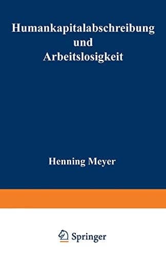 Humankapitalabschreibung und Arbeitslosigkeit