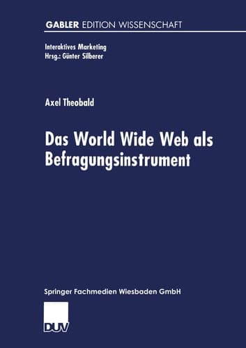 Das World Wide Web als Befragungsinstrument