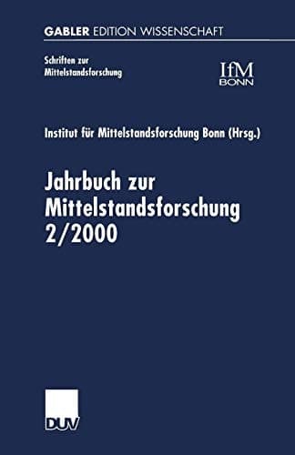 Jahrbuch zur Mittelstandsforschung 2/2000
