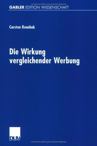 Die Wirkung vergleichender Werbung