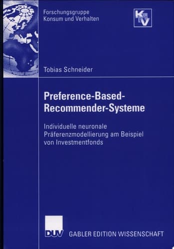 Preference-Based-Recommender-Systeme