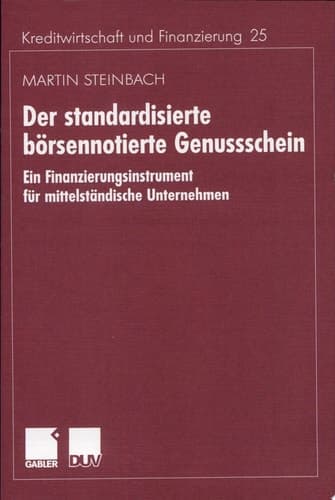 Der standardisierte börsennotierte Genussschein