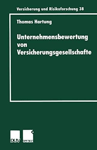 Unternehmensbewertung von Versicherungsgesellschaften