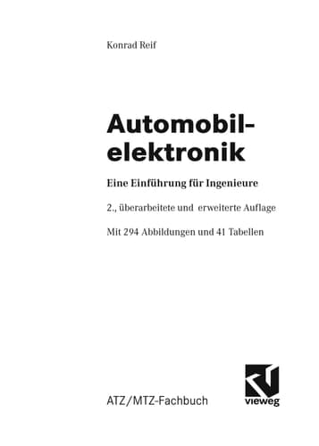 Automobilelektronik eine Einführung für Ingenieure ; mit 41 Tabellen
