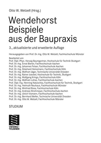 Wendehorst Beispiele aus der Baupraxis
