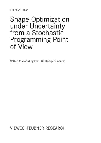 Shape Optimization under Uncertainty from a Stochastic Programming Point of View