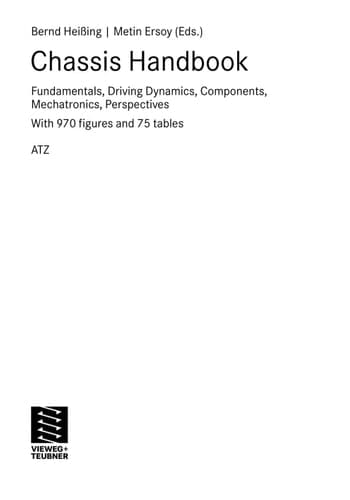 Chassis Handbook Fundamentals, Driving Dynamics, Components, Mechatronics, Perspectives