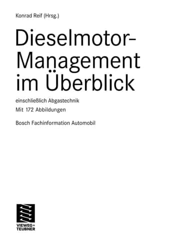 Dieselmotor-Management im Überblick einschließlich Abgastechnik