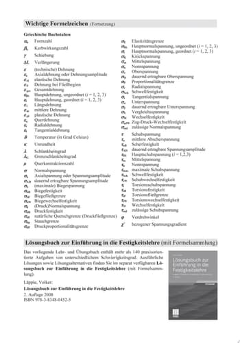 Einführung in die Festigkeitslehre Lehr- und Übungsbuch