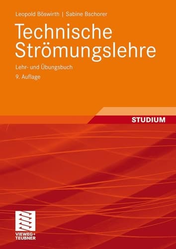 Technische Strömungslehre Lehr- und Übungsbuch