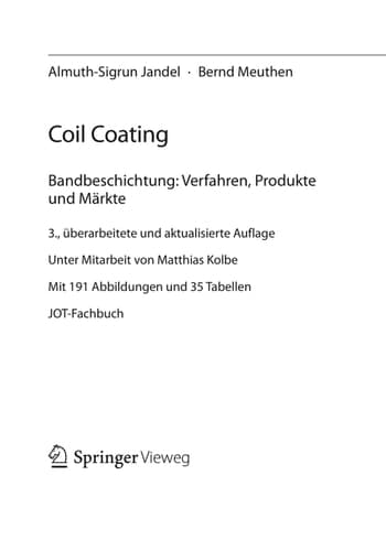 Coil Coating Bandbeschichtung: Verfahren, Produkte und Märkte